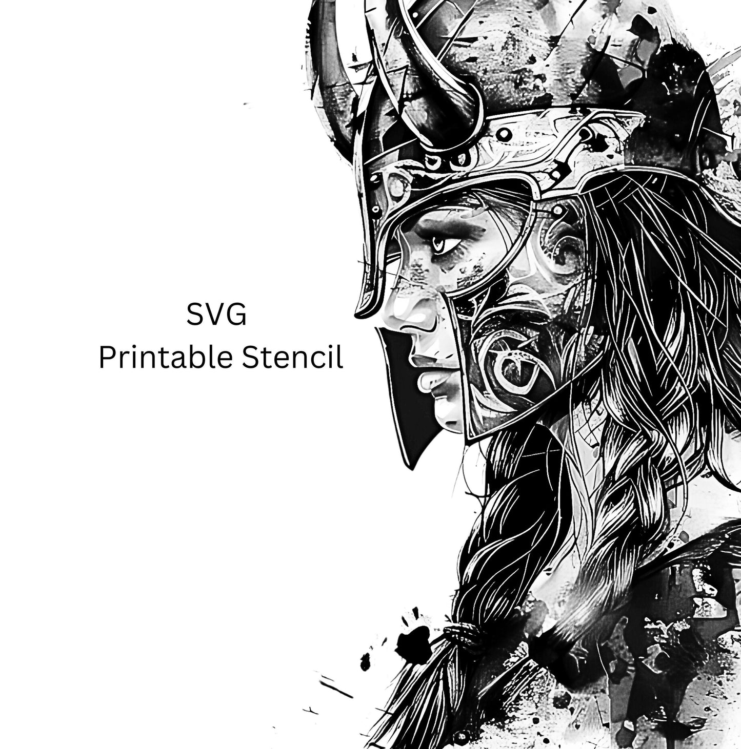 Viking Woman Tattoo Design [ Digital Download ]