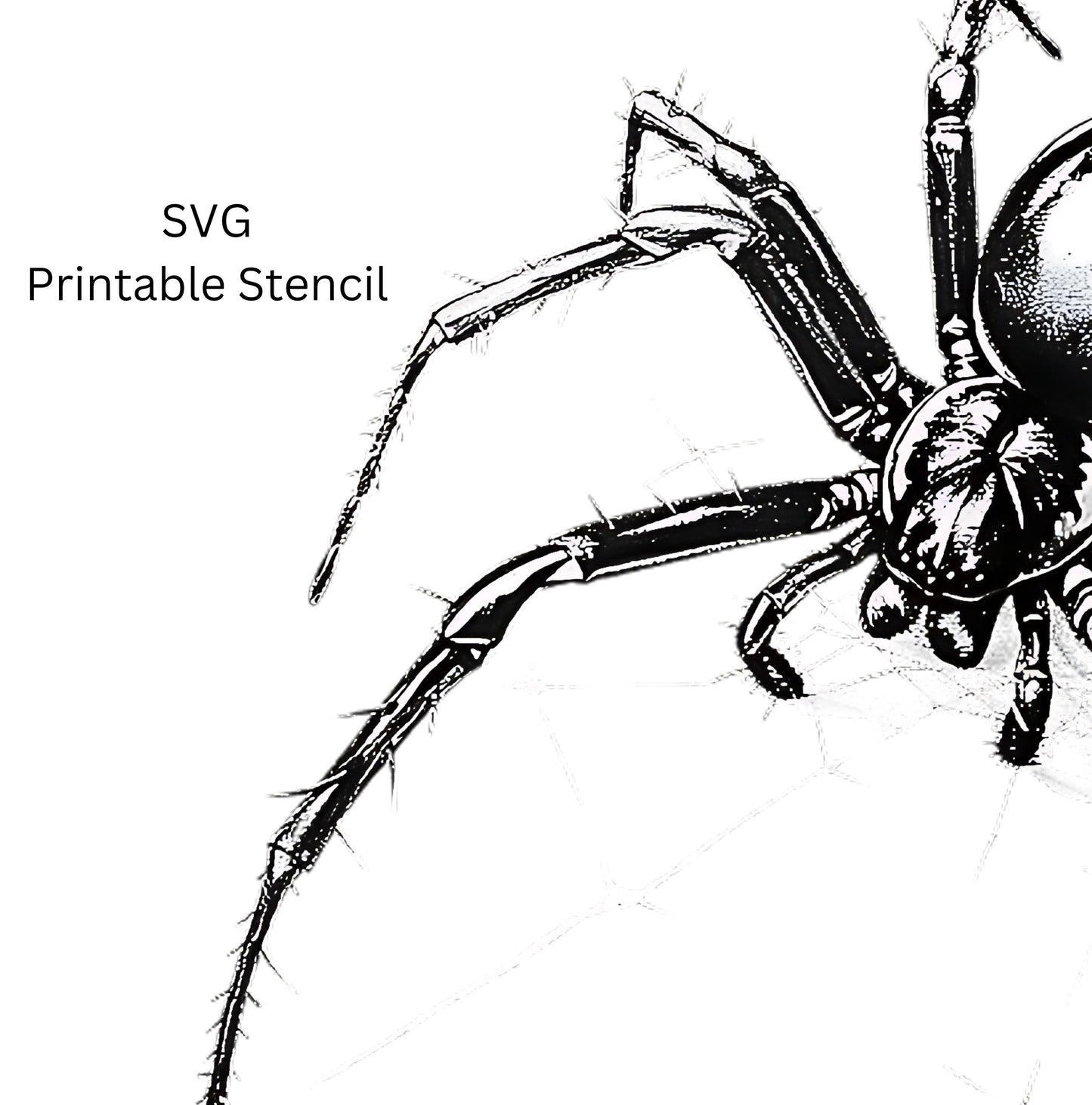 Black Widow Spider Tattoo Design  [ Digital Download ]