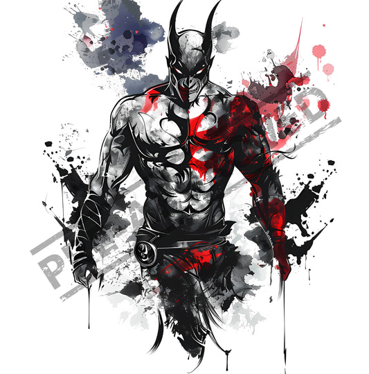 Villain Comic Book Tattoo Design [ Digital Download ]