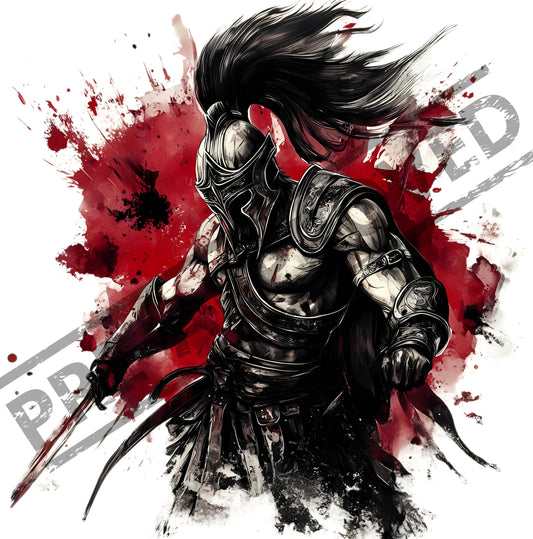 Warrior Tattoo Design [ Digital Download ]