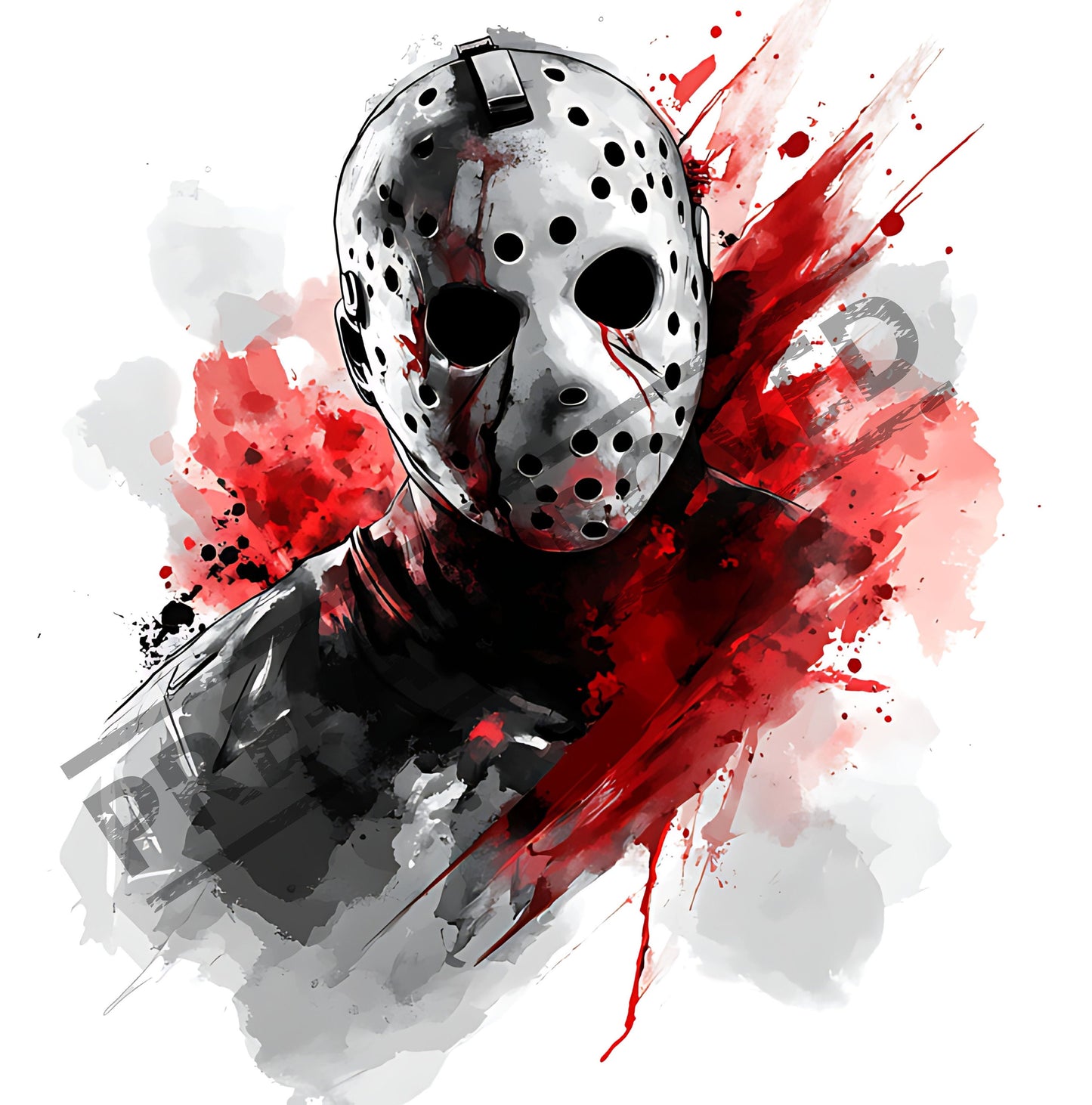 Jason Friday the 13th Horror Tattoo Design [ Digital Download ]