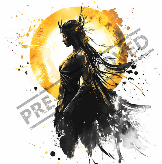 Gwynevere the Princess of Sunlight Tattoo Design  [ Digital Download ] Dark Souls