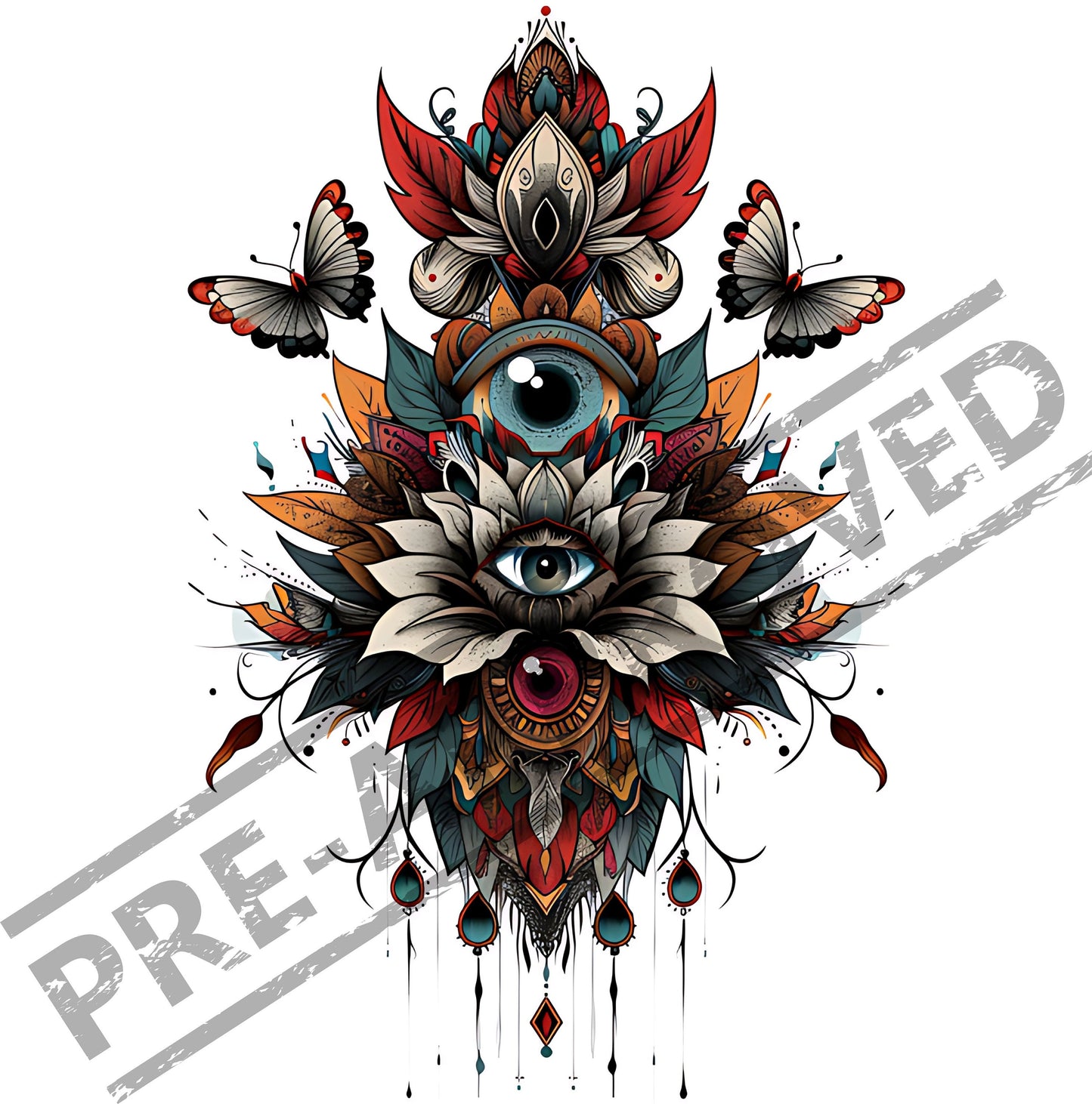 Eye Concept Tattoo Designs [ Digital Download ]