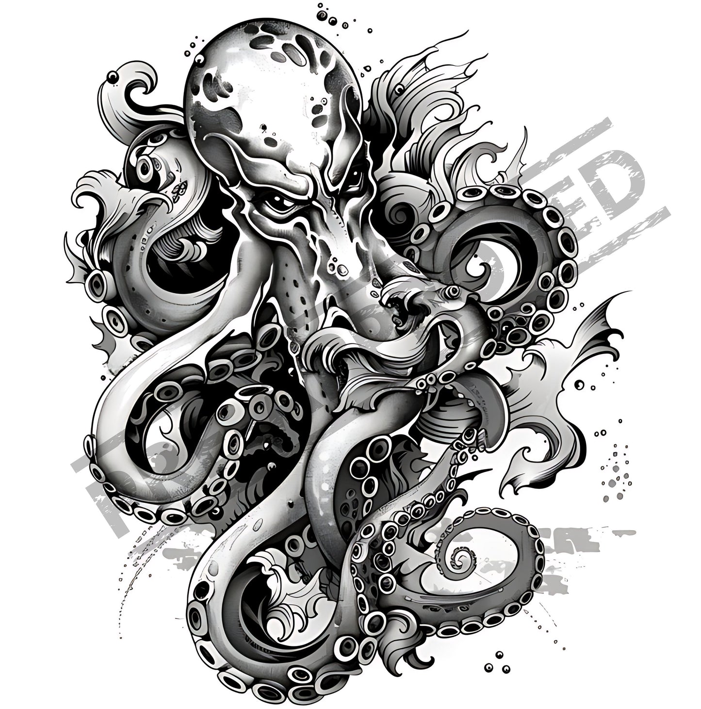 Octopus Tattoo Design [ Digital Download ]