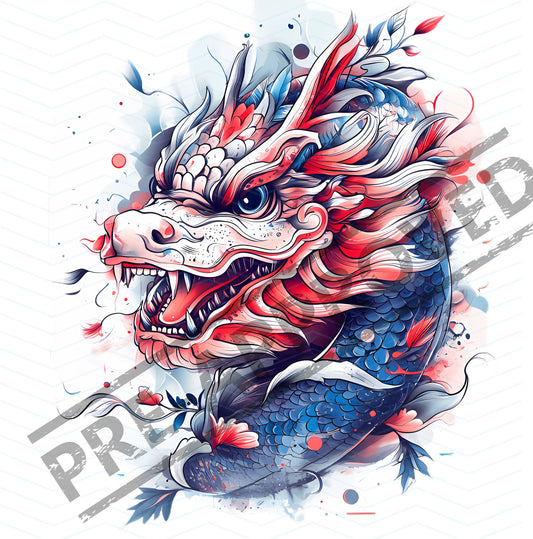 Dragon Tattoo Design [ Digital Download ]