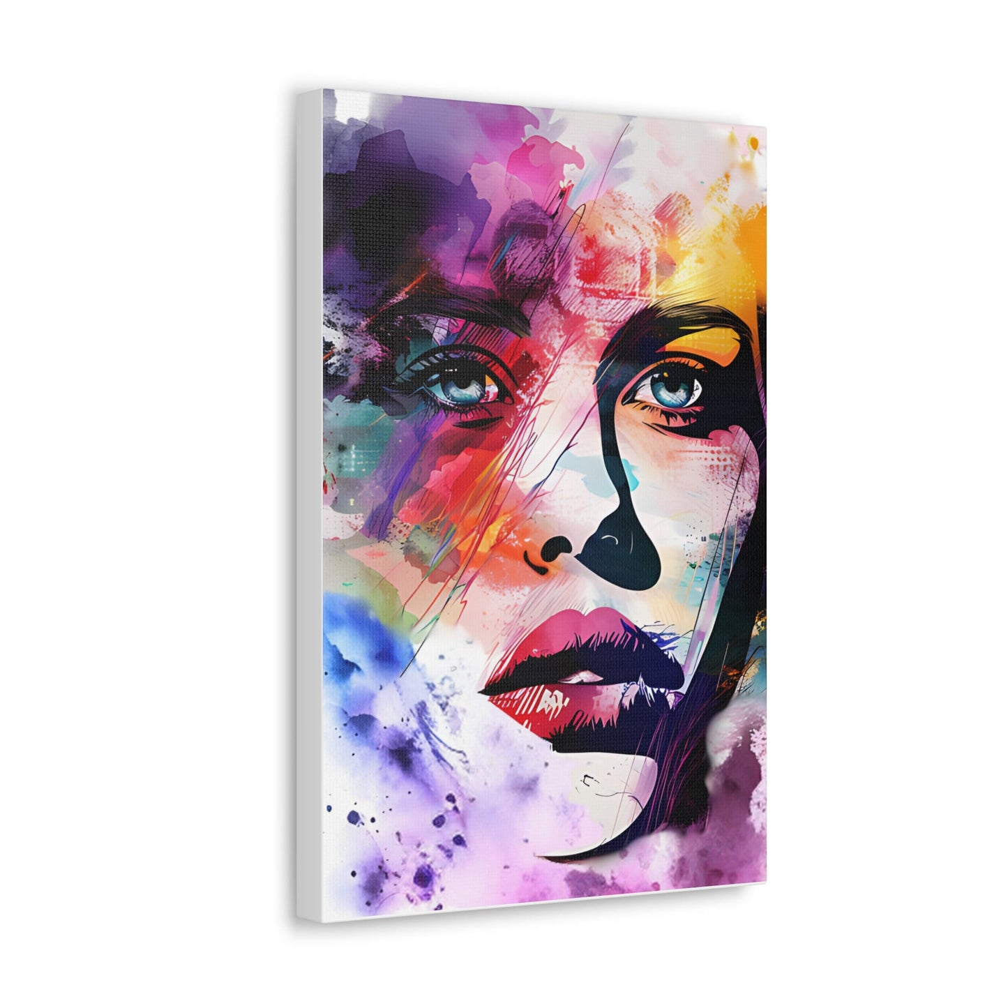 Abstract Woman Canvas Wall Art [ Digital Download ]