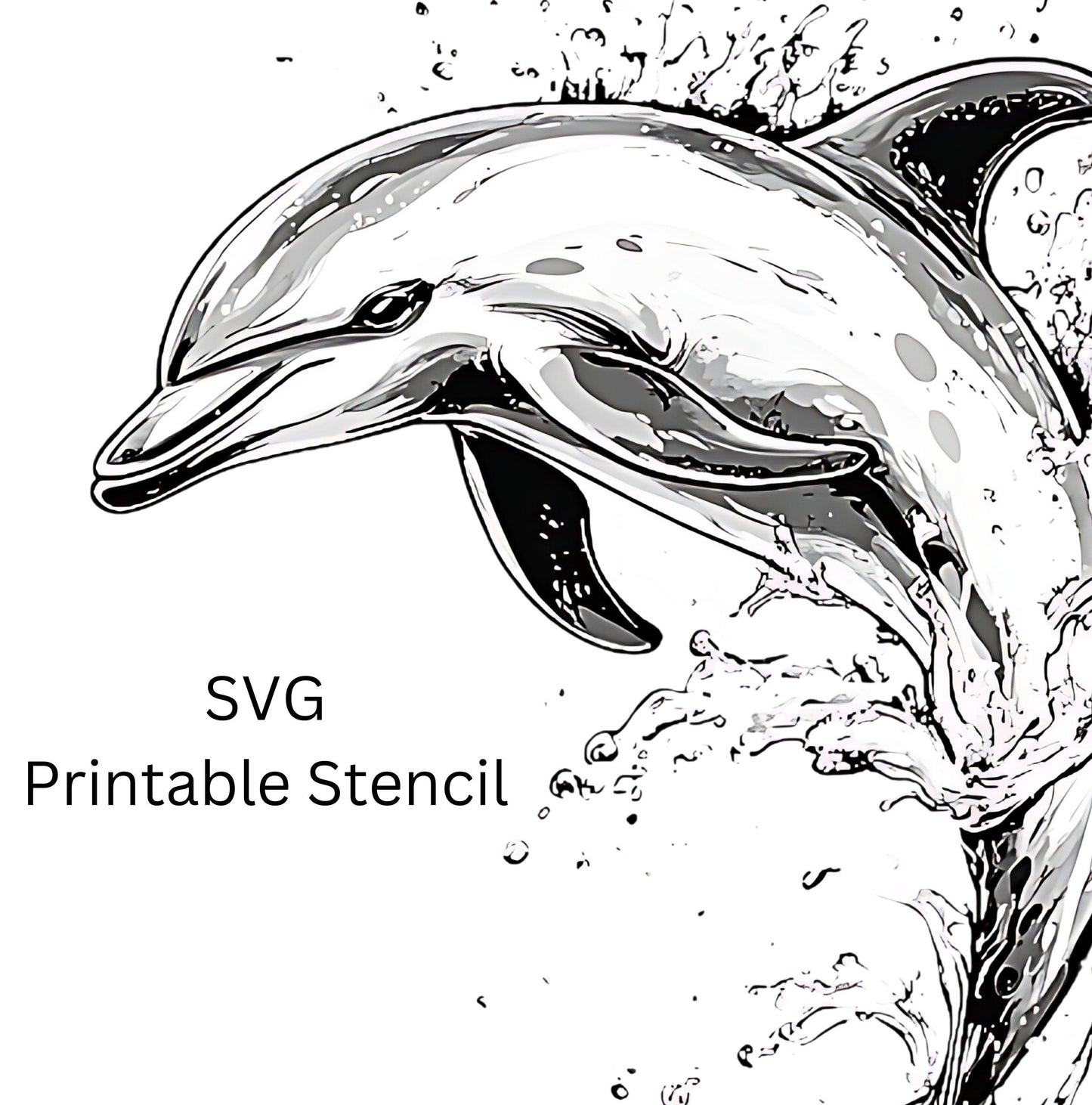 Dolphin Tattoo Design [ Digital Download ]