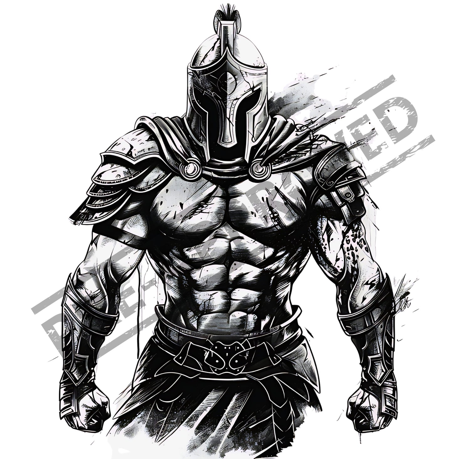 Roman Gladiator Tattoo Designs [ Digital Download ]