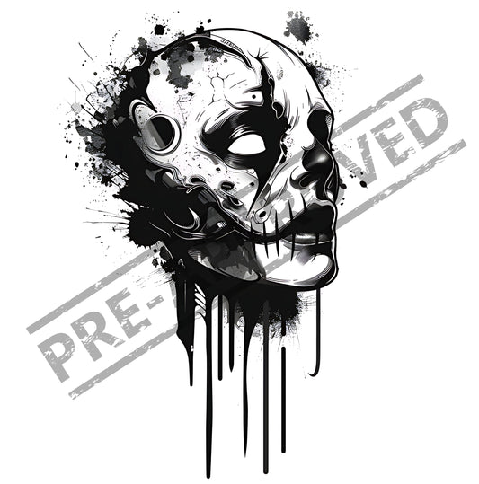 Woman Thriller Horror Tattoo Design [ Digital Download ]