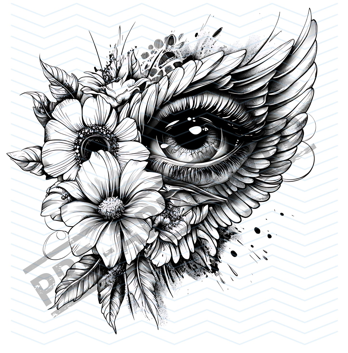 Eye Tattoo Design  [ Digital Download ] - Bridgetown Artistry