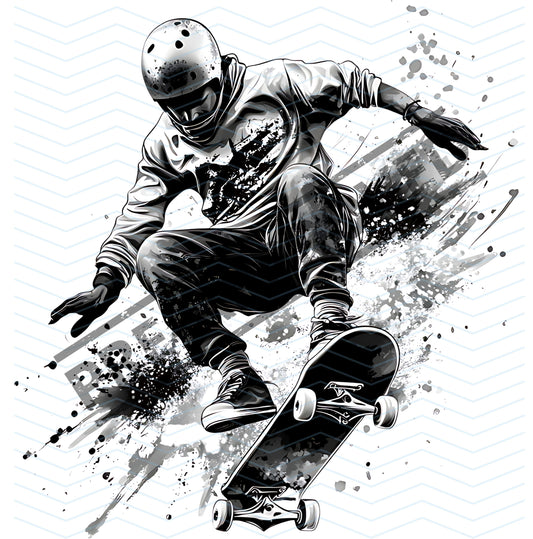 Skater Tattoo Design [ Digital Download ]