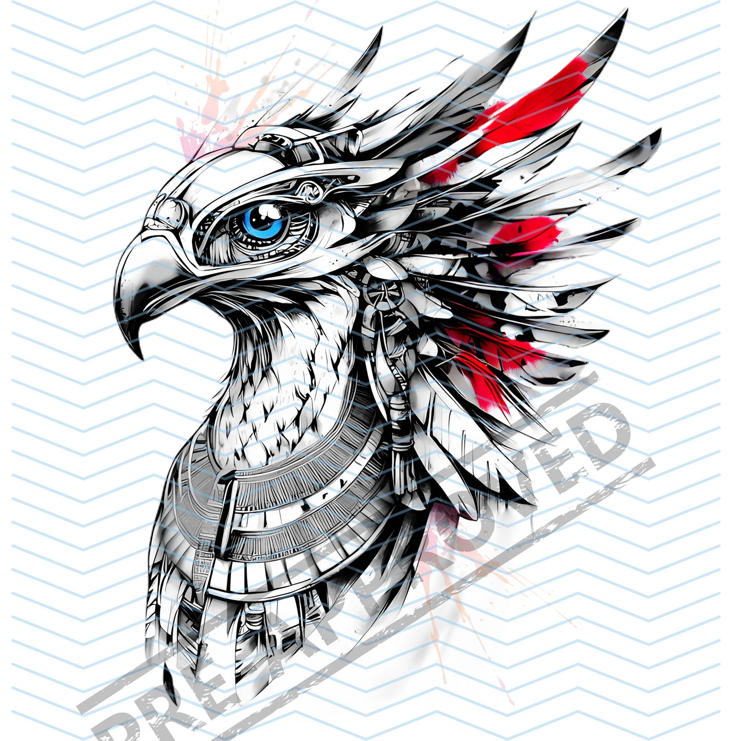 Horus Egyptian Tattoo Design [ Digital Download ] - Bridgetown Artistry