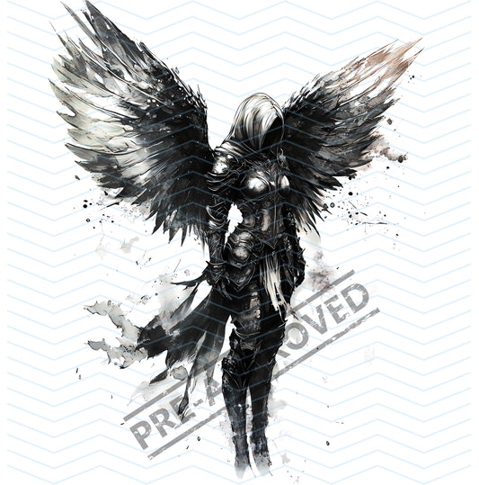 Dark Angel Tattoo Design  [ Digital Download ] - Bridgetown Artistry