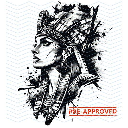 Egyptian Woman Tattoo Design [ Digital Download ]