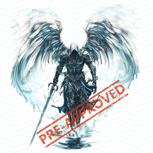 Gabriel Archangel Tattoo Design [ Digital Download ]