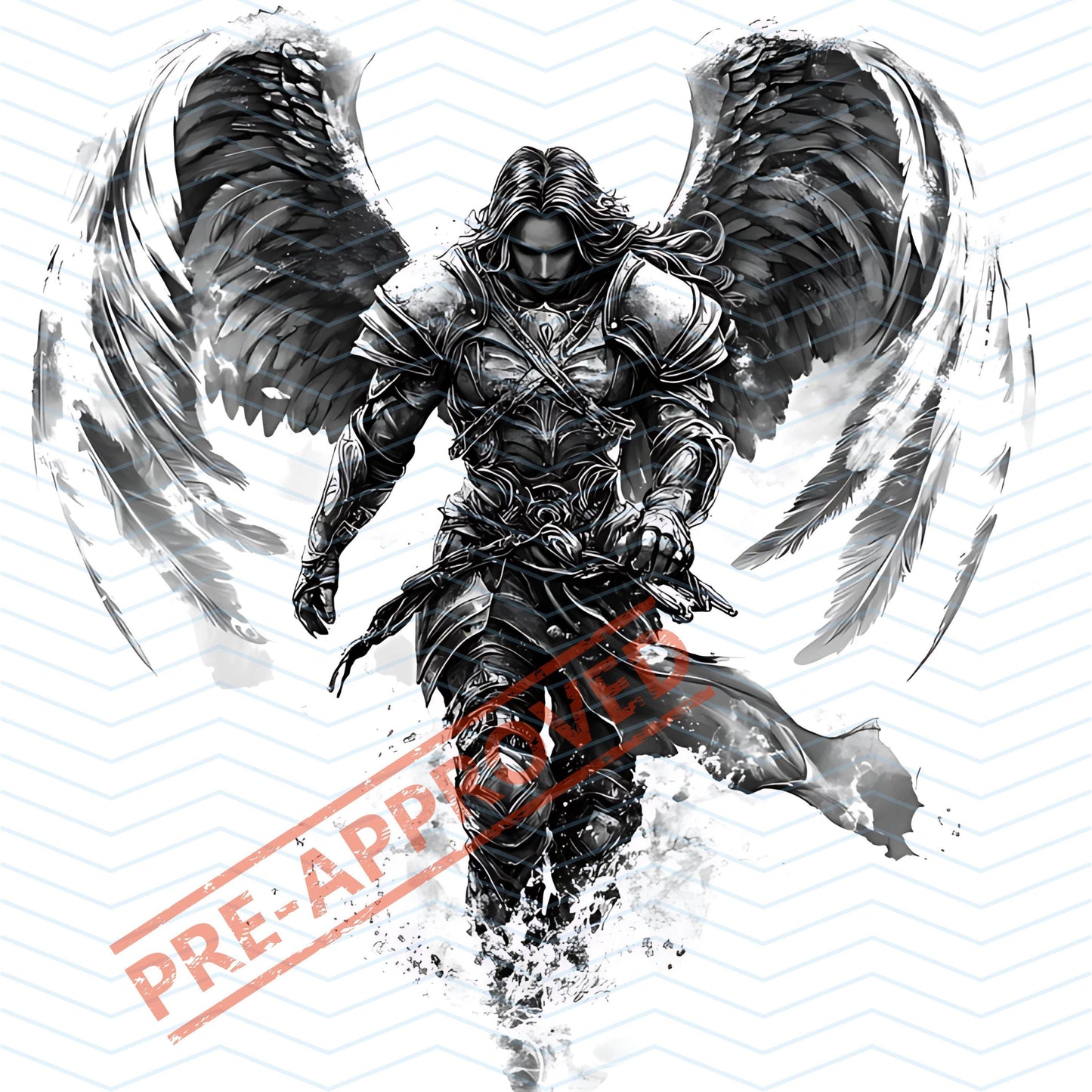 Raphael Archangel Tattoo Design [ Digital Download ]