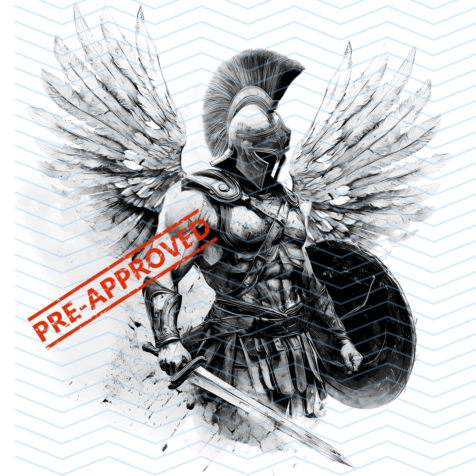 Ares Tattoo Design  Greek God  [ Digital Download ] - Bridgetown Artistry