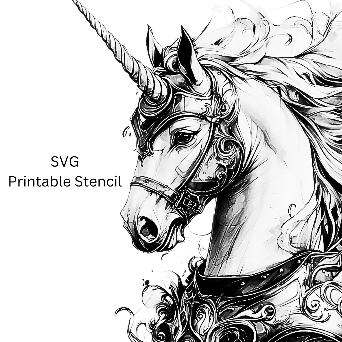 Unicorn Tattoo Design [ Digital Download ] - Bridgetown Artistry