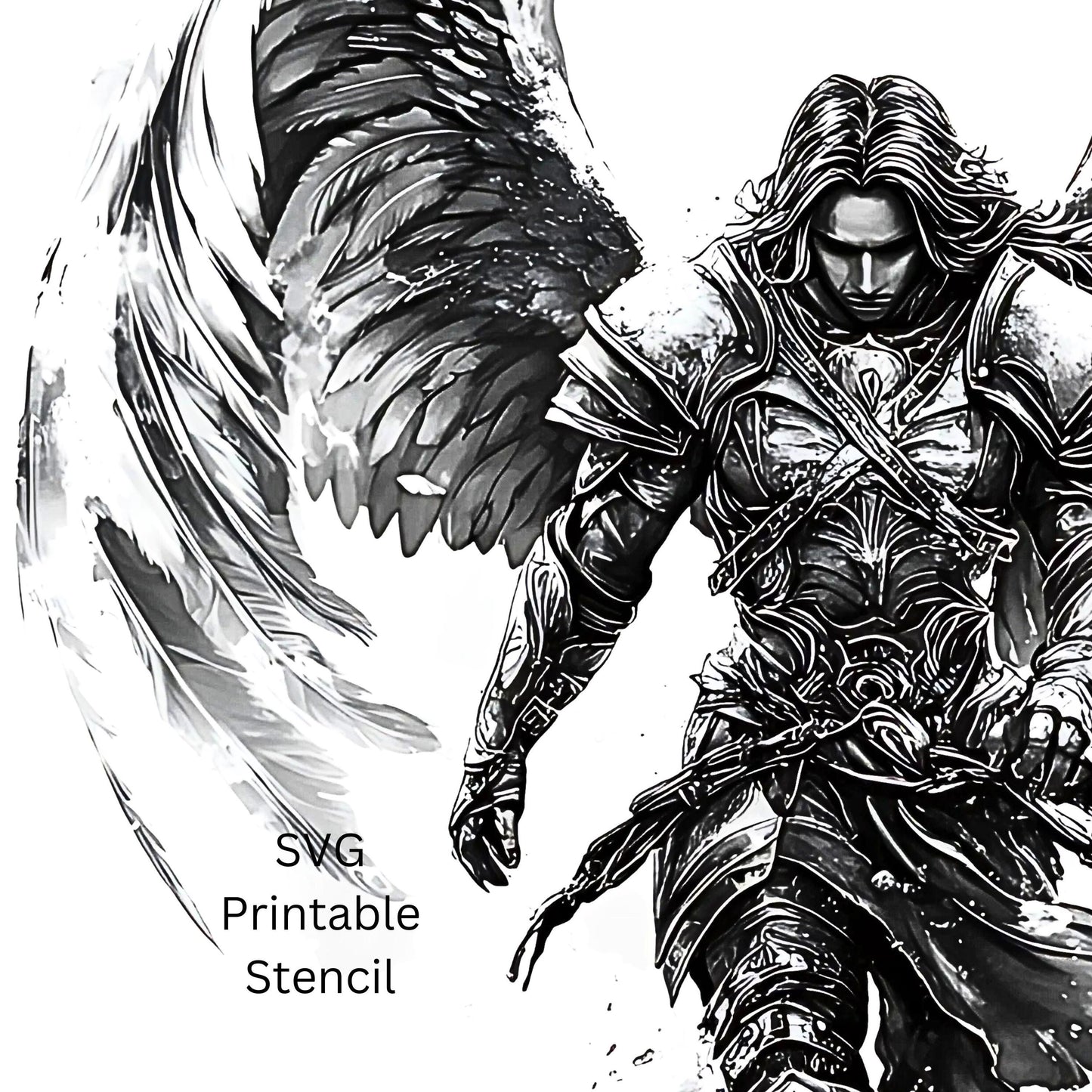 Raphael Archangel Tattoo Design [ Digital Download ]