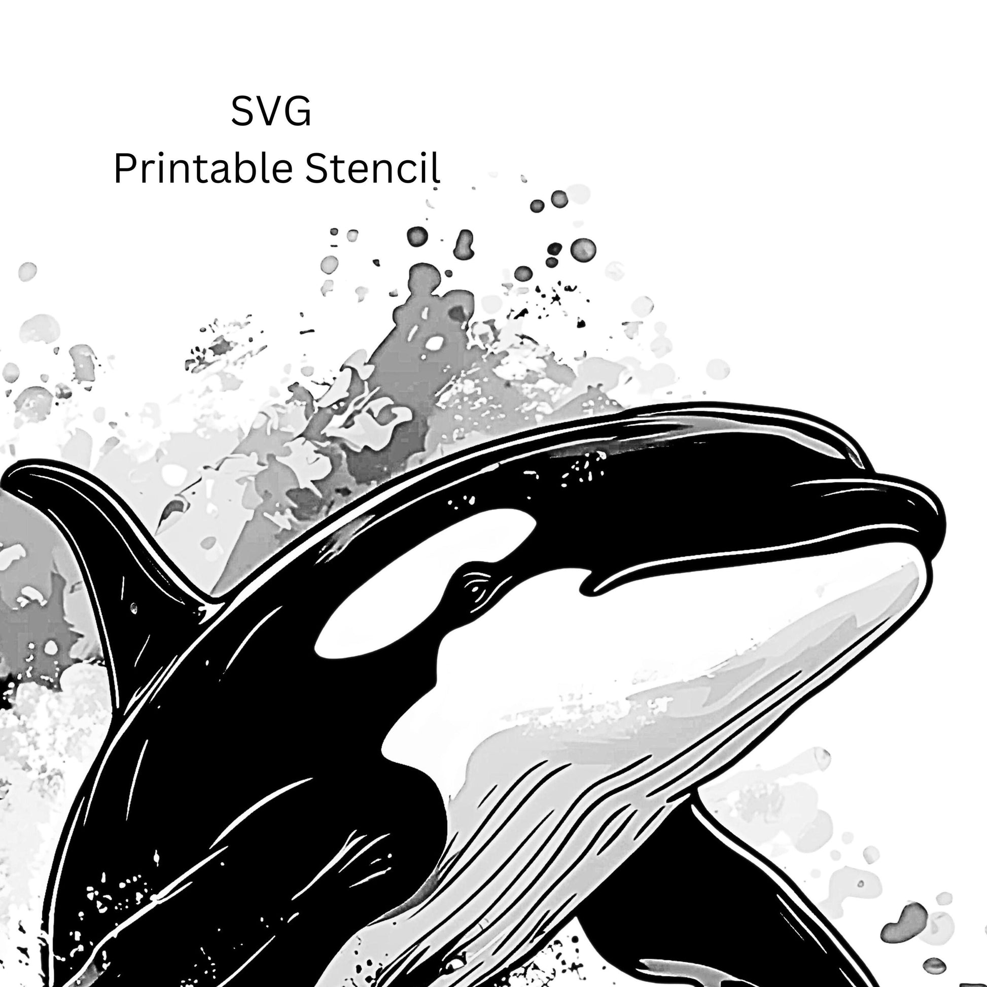 Killer Whale Tattoo Design  [ Digital Download ] - Bridgetown Artistry