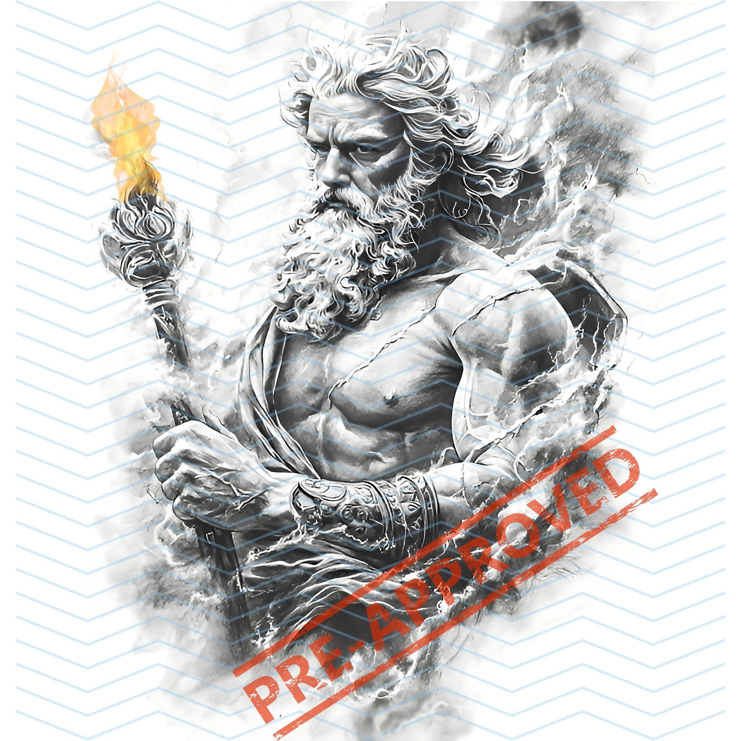 Hephaestus Greek God Tattoo Design  [ Digital Download ] - Bridgetown Artistry