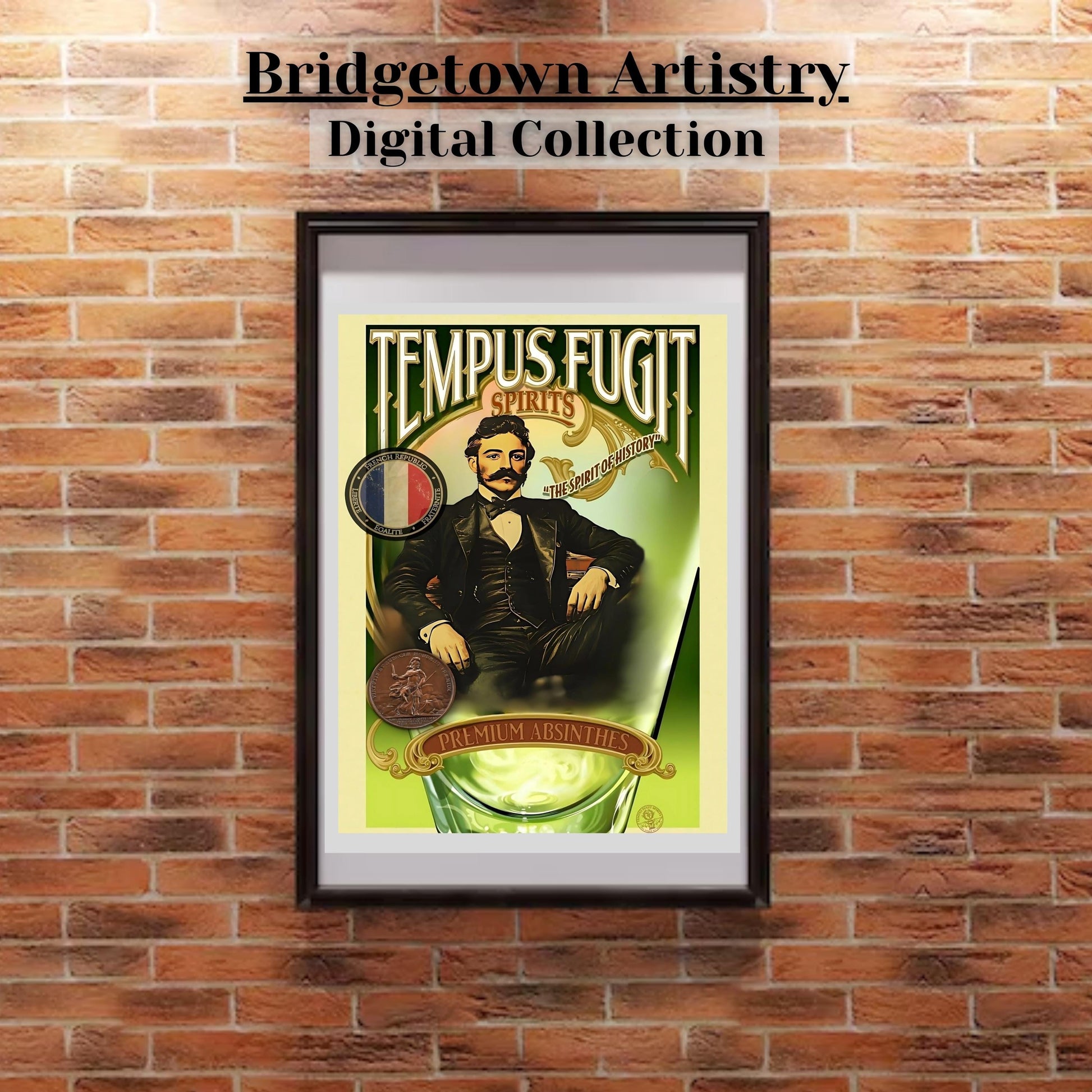 Vintage Absinthe Advertising Wall Art [ Digital Download ] - Bridgetown Artistry