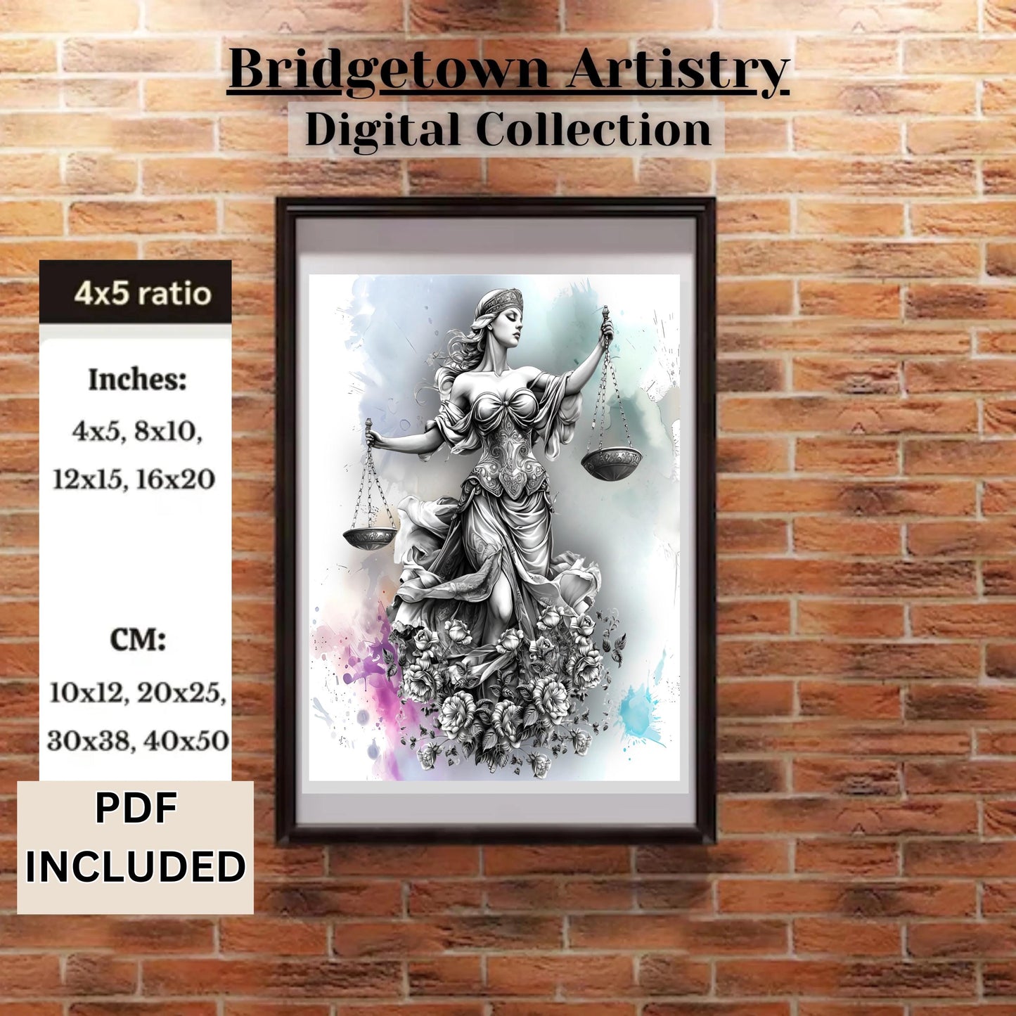 Libra Zodiac Tattoo Design [ Digital Download ] - Bridgetown Artistry