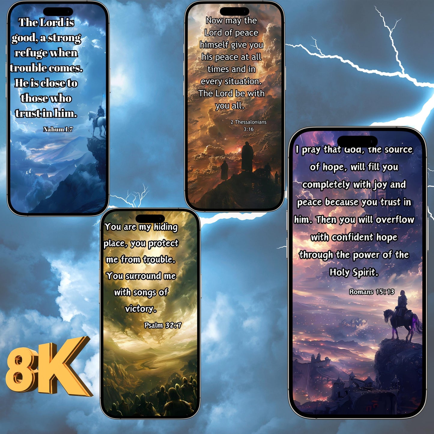 Bible Verse Wallpaper Set Of 8 [ Digital Download ] - Bridgetown Artistry