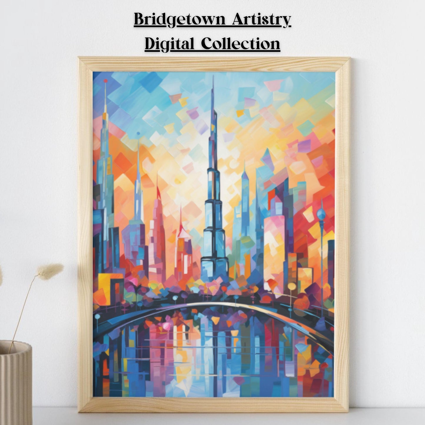 Abstract Cityscape [ Digital Download | - Bridgetown Artistry