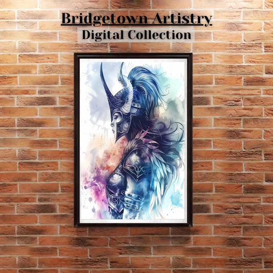 Valkyrie Norse Artwork Wall Art [ Digital Download ]