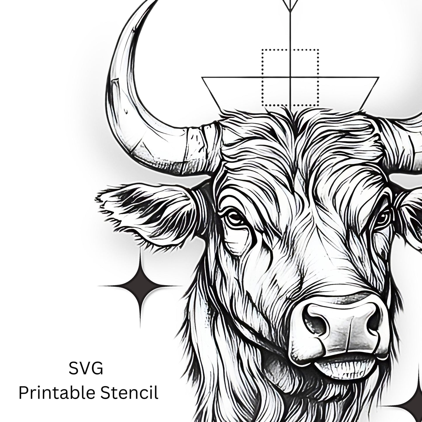 Taurus Zodiac Tattoo Design  [ Digital Download ] - Bridgetown Artistry