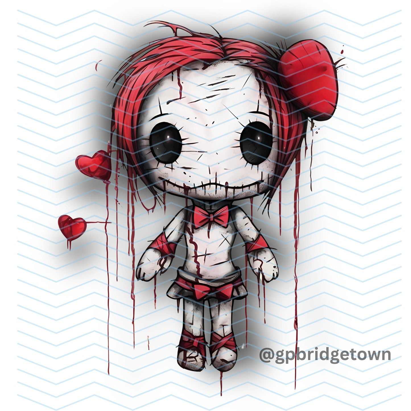 Voodoo Doll Tattoo Design [ Digital Download ] - Bridgetown Artistry