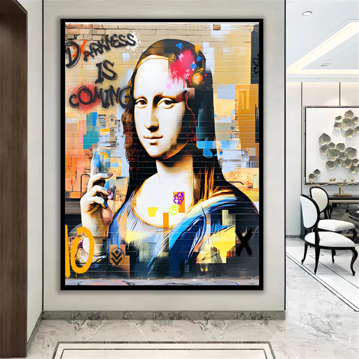 Mona Lisa Graffiti Street Wall Art  [ Digital Download ] - Bridgetown Artistry