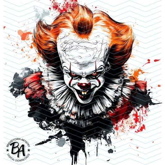 Pennywise Tattoo Design  [ Digital Download ]