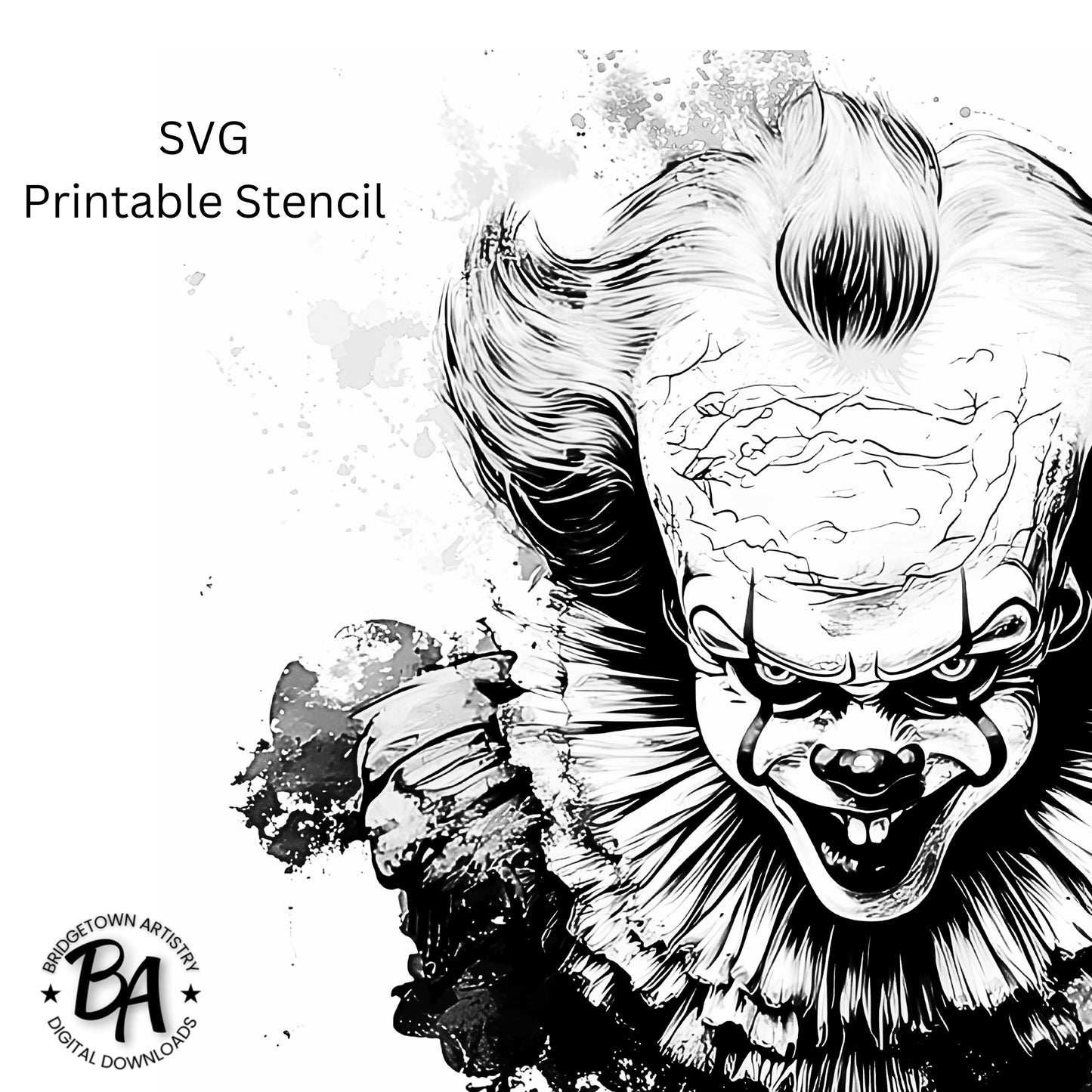 Pennywise Tattoo Design  [ Digital Download ]