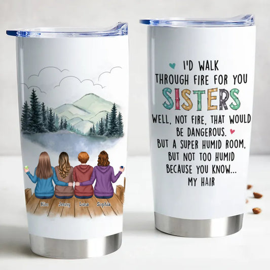 Sisters Forever 20oz Personalized Insulated Tumbler